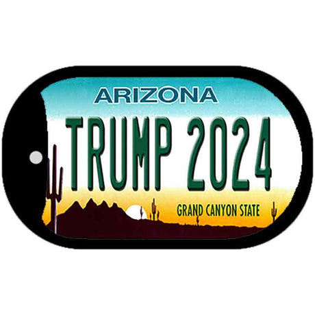 Trump 2024 Arizona Novelty Metal Dog Tag Necklace DT-12218