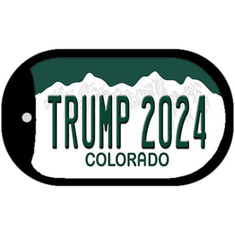 Trump 2024 Colorado Novelty Metal Dog Tag Necklace DT-12221