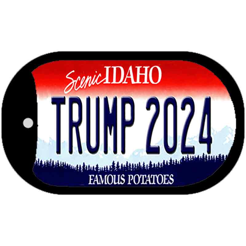 Trump 2024 Idaho Novelty Metal Dog Tag Necklace DT-12227