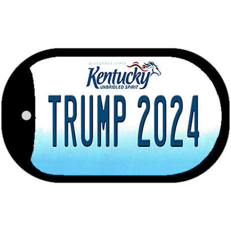 Trump 2024 Kentucky Novelty Metal Dog Tag Necklace DT-12232