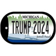 Trump 2024 Michigan Novelty Metal Dog Tag Necklace DT-12237