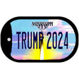 Trump 2024 Mississippi Novelty Metal Dog Tag Necklace DT-12239