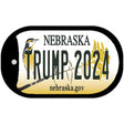 Trump 2024 Nebraska Novelty Metal Dog Tag Necklace DT-12242