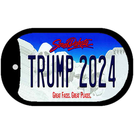 Trump 2024 South Dakota Novelty Metal Dog Tag Necklace DT-12254