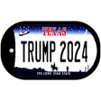 Trump 2024 Texas Novelty Metal Dog Tag Necklace DT-12256