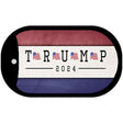 Trump 2024 Novelty Metal Dog Tag Necklace DT-12270