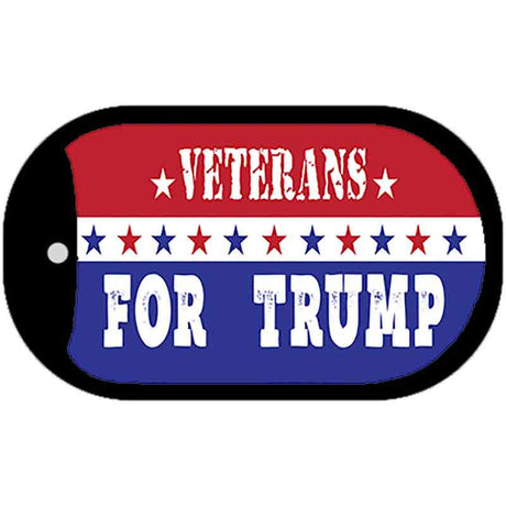 Veterans For Trump Novelty Metal Dog Tag Necklace DT-12275