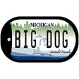 Michigan Big Dog Novelty Metal Dog Tag Necklace DT-12277