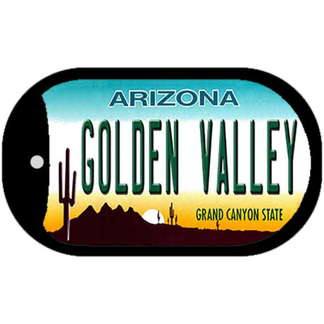 Golden Valley Arizona Novelty Metal Dog Tag Necklace DT-12281