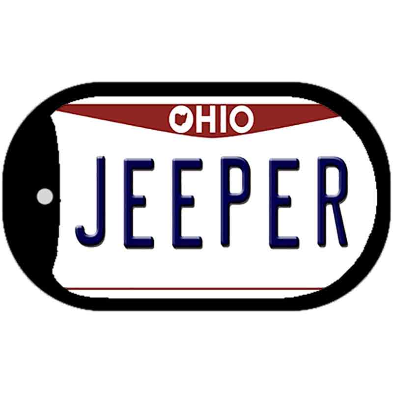 Ohio Jeeper Novelty Metal Dog Tag Necklace DT-12285