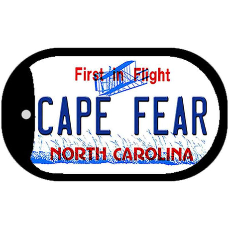 North Carolina Cape Fear Novelty Metal Dog Tag Necklace DT-12292