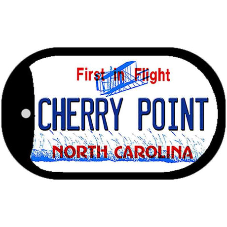 North Carolina Cherry Point Novelty Metal Dog Tag Necklace DT-12293