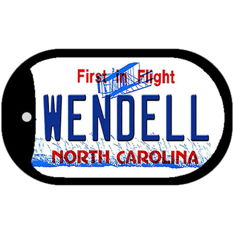 North Carolina Wendell Novelty Metal Dog Tag Necklace DT-12295