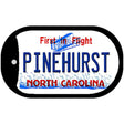 North Carolina Pinehurst Novelty Metal Dog Tag Necklace DT-12297