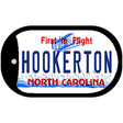 North Carolina Hookerton Novelty Metal Dog Tag Necklace DT-12299