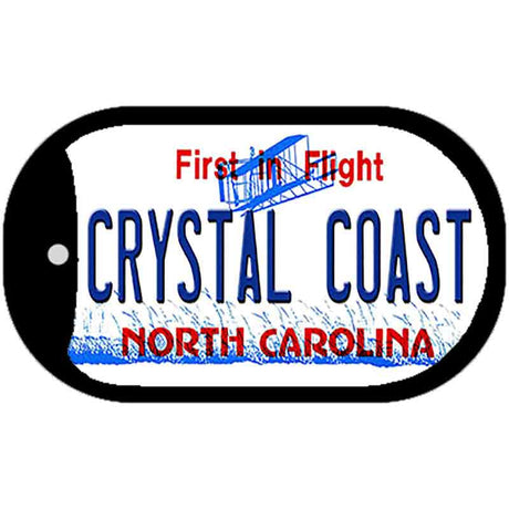 North Carolina Crystal Coast Novelty Metal Dog Tag Necklace DT-12303