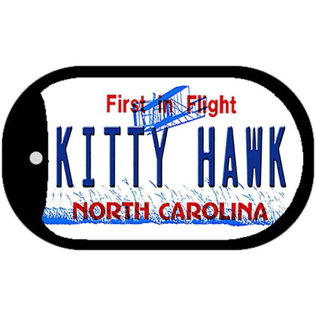 North Carolina Kitty Hawk Novelty Metal Dog Tag Necklace DT-12305