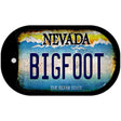 Bigfoot Nevada Novelty Metal Dog Tag Necklace DT-12482