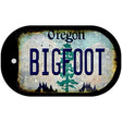 Bigfoot Oregon Novelty Metal Dog Tag Necklace DT-12484