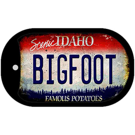 Bigfoot Idaho Novelty Metal Dog Tag Necklace DT-12485