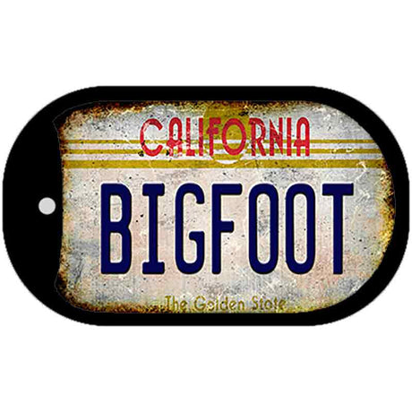 Bigfoot California Novelty Metal Dog Tag Necklace DT-12486