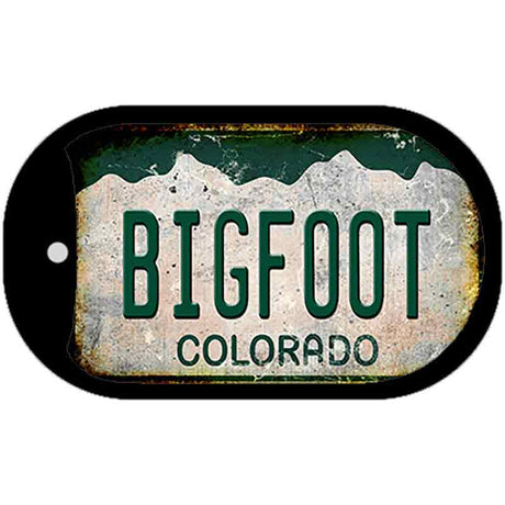 Bigfoot Colorado Novelty Metal Dog Tag Necklace DT-12492