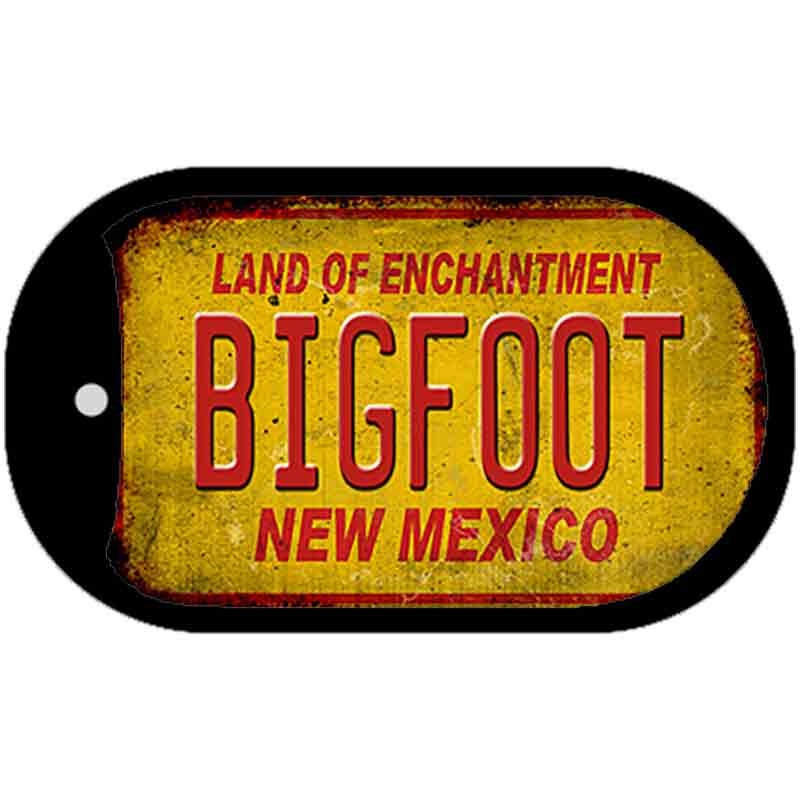 Bigfoot New Mexico Novelty Metal Dog Tag Necklace DT-12495