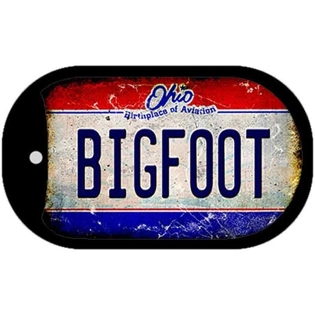 Bigfoot Ohio Novelty Metal Dog Tag Necklace DT-12498