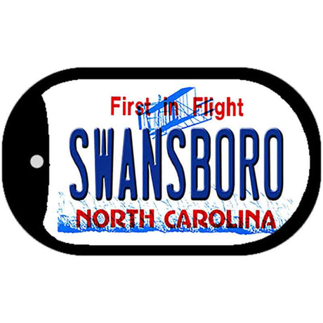 Swansboro North Carolina Novelty Metal Dog Tag Necklace DT-12499