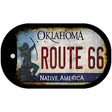 Route 66 Oklahoma Novelty Metal Dog Tag Necklace DT-12509