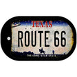 Route 66 Texas Novelty Metal Dog Tag Necklace DT-12510