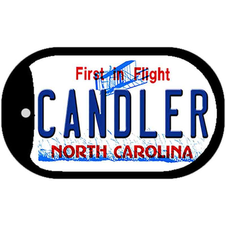 Candler North Carolina Novelty Metal Dog Tag Necklace DT-12512