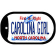Carolina Girl North Carolina Novelty Metal Dog Tag Necklace DT-12533