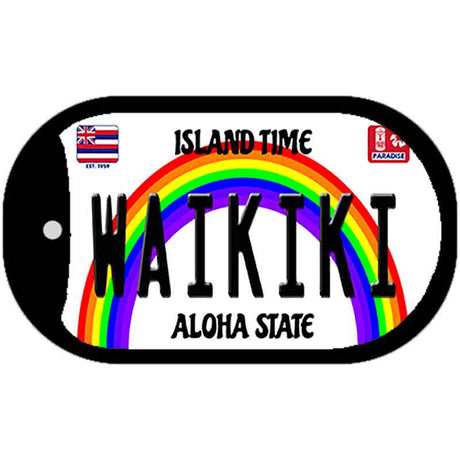 Waikiki Novelty Metal Dog Tag Necklace DT-12571