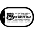 RT 66 Mother Road Novelty Metal Dog Tag Necklace DT-1259