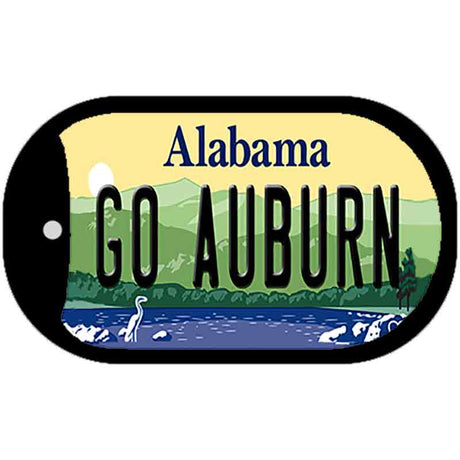 Go Auburn Novelty Metal Dog Tag Necklace DT-12617