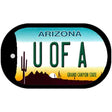 Univ of Arizona Novelty Metal Dog Tag Necklace DT-12621