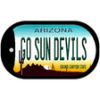 Go Sun Devils Novelty Metal Dog Tag Necklace DT-12628