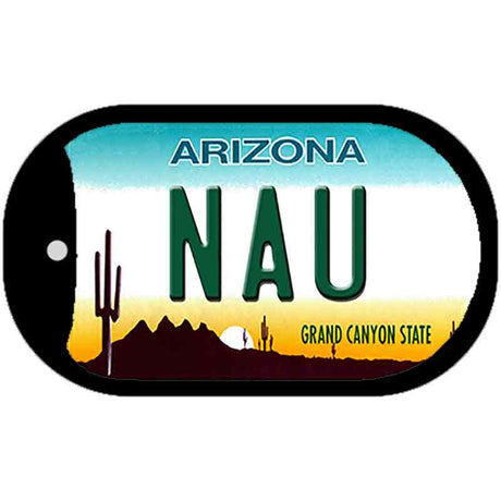 Northern Arizona Univ Novelty Metal Dog Tag Necklace DT-12636