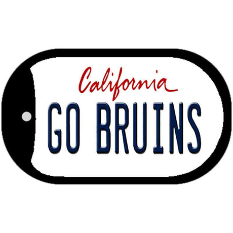 Go Bruins Novelty Metal Dog Tag Necklace DT-12656