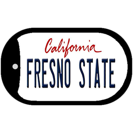 Fresno State Novelty Metal Dog Tag Necklace DT-12658