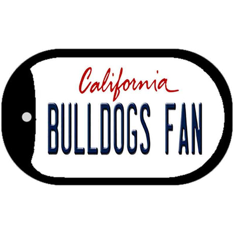 Bulldogs Fan Novelty Metal Dog Tag Necklace DT-12663