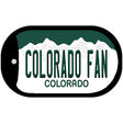 Colorado Fan Novelty Metal Dog Tag Necklace DT-12677
