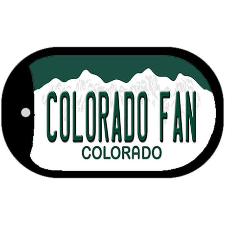 Colorado Fan Novelty Metal Dog Tag Necklace DT-12677