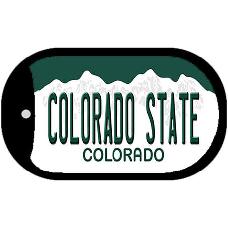 Colorado State Novelty Metal Dog Tag Necklace DT-102681