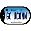 Go UConn Novelty Metal Dog Tag Necklace DT-12693