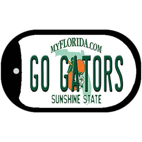 Go Gators Novelty Metal Dog Tag Necklace DT-12707