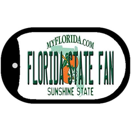 Florida State Fan Novelty Metal Dog Tag Necklace DT-12710