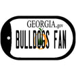 Bulldogs Fan Novelty Metal Dog Tag Necklace DT-12728