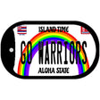 Go Warriors Novelty Metal Dog Tag Necklace DT-12732